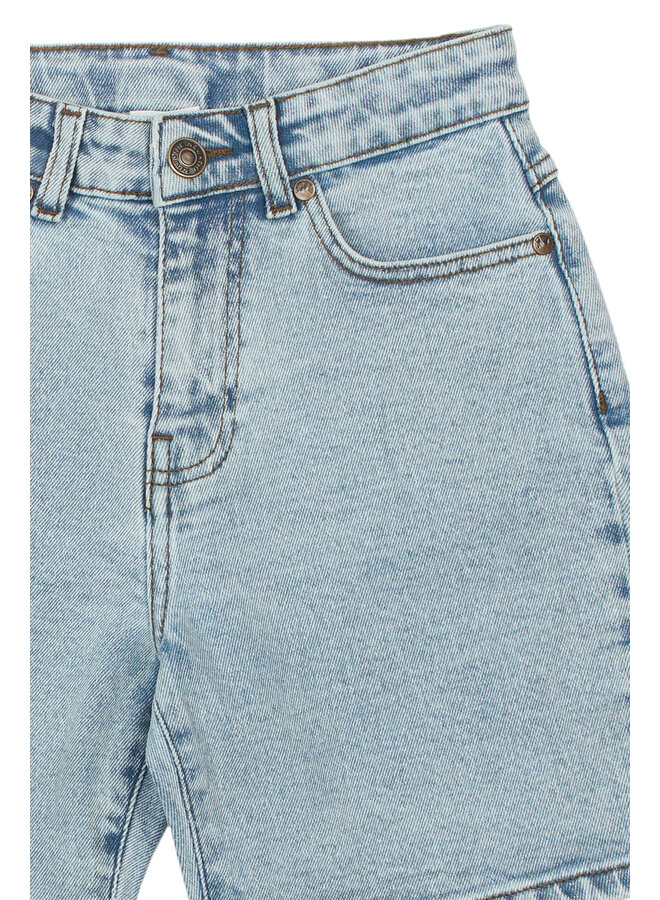 The New - Josh denim shorts - Light blue denim