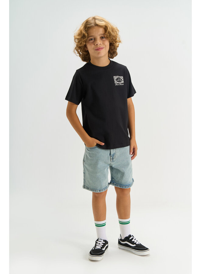 The New - Josh denim shorts - Light blue denim