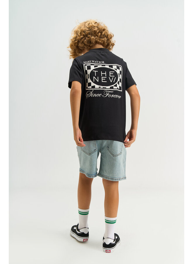 The New - Josh denim shorts - Light blue denim