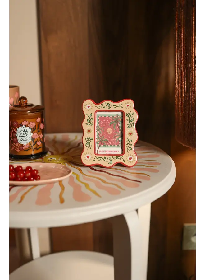 All the Luck in the World - Photoframe polaroid wavy