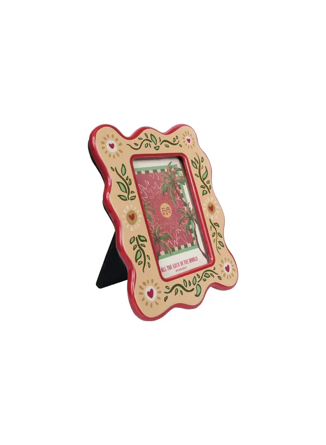 All the Luck in the World - Photoframe polaroid wavy