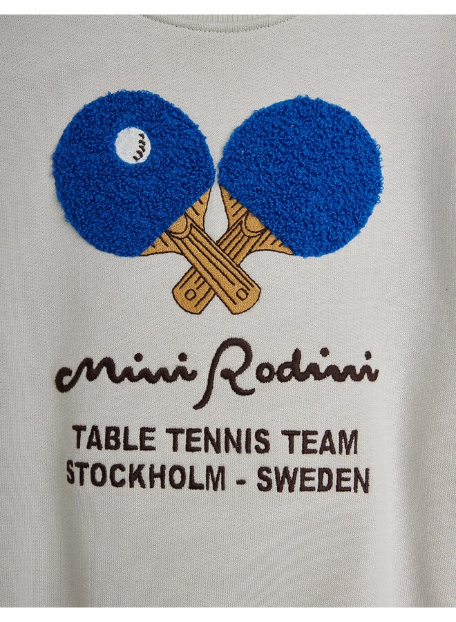 Mini Rodini - Table tennis chenille sweatshirt - Grey