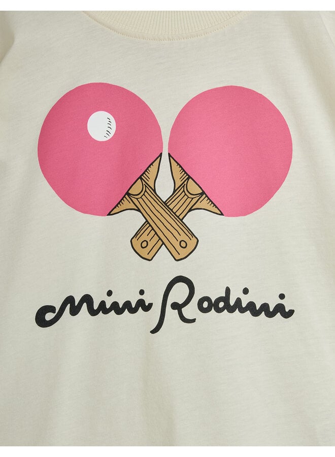 Mini Rodini - Table tennis sp ss tee - White