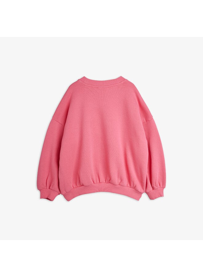 Mini Rodini - Cat chenille sweatshirt - Pink