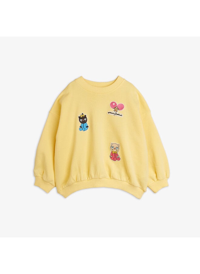 Mini Rodini - Minibabies patches sweatshirt - Yellow