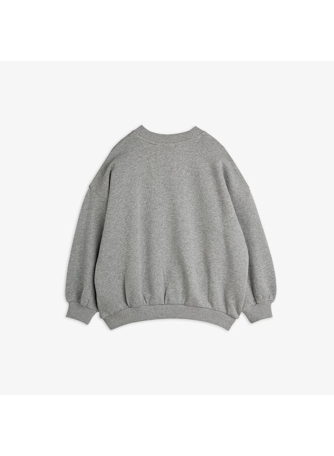 Mini Rodini - Minibabies patches sweatshirt - Grey melange