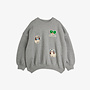 Mini Rodini - Minibabies patches sweatshirt - Grey melange