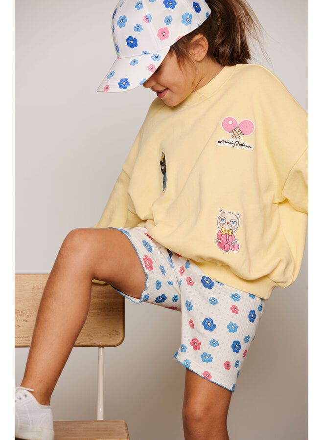 Mini Rodini - Minibabies patches sweatshirt - Yellow
