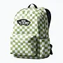 Vans - Old skool grom check backpack checkerboard - Lime burst