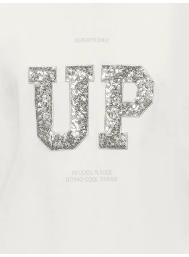 Kids Only - Stella print top - Cloud dancer up