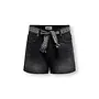 Kids Only - Ella wide denim shorts - Washed black