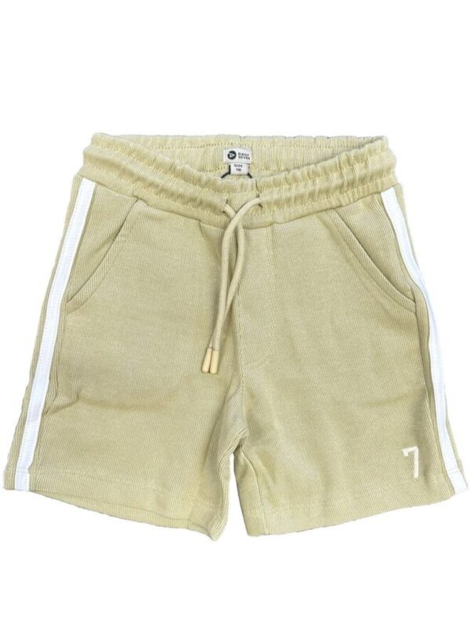 Daily7 - Sweat shorts tape – Pale olive green