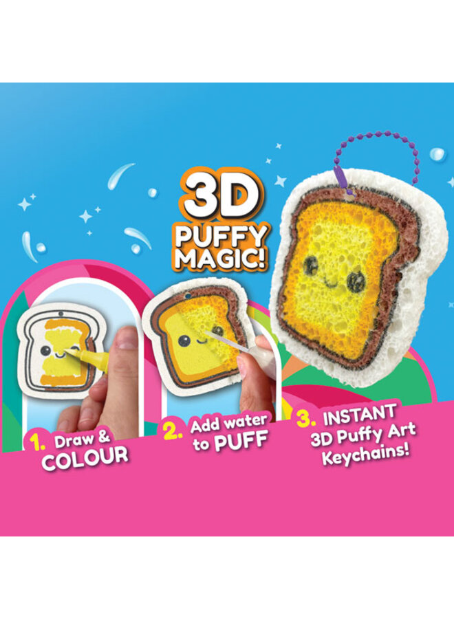 WOW Art - Puffy art - Foodies large pack