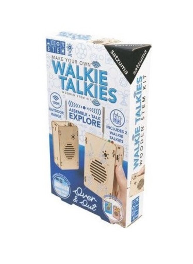 Make your own walkie talkies