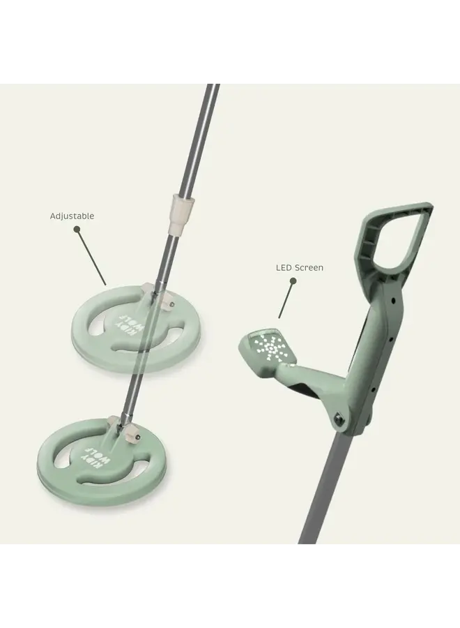 Kidywolf - Kidymetal metaaldetector - Groen