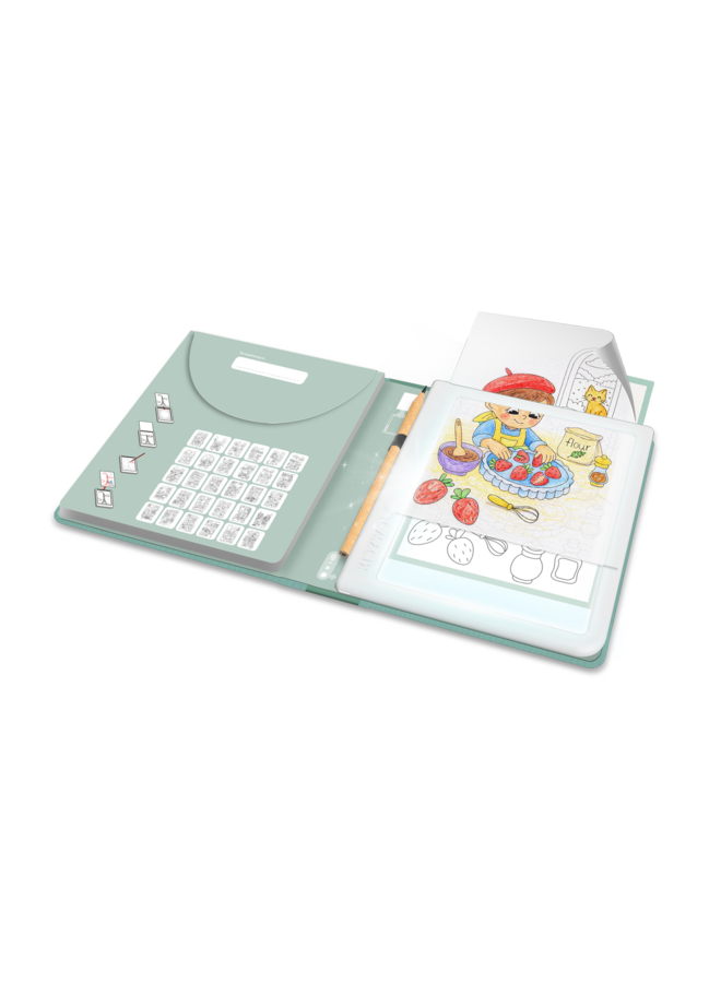 Kidydraw-pad tekentablet - Food around the world