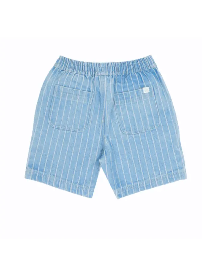 Jenest - Knox stripe shorts - Indigo stripe
