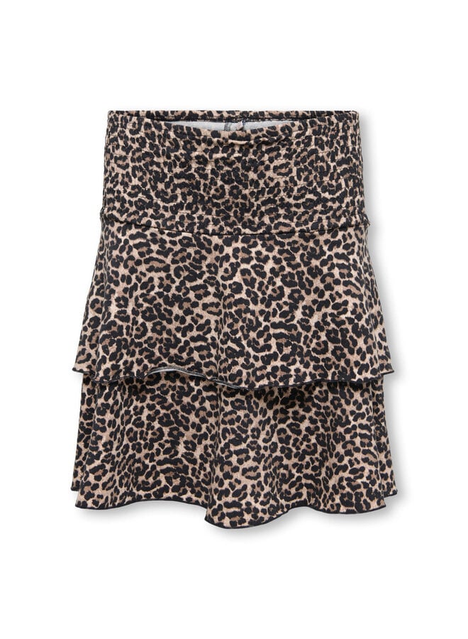 Kids Only - Sida-amanda smock skort - Black leo
