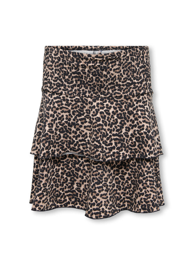 Sida-amanda smock skort - Black leo
