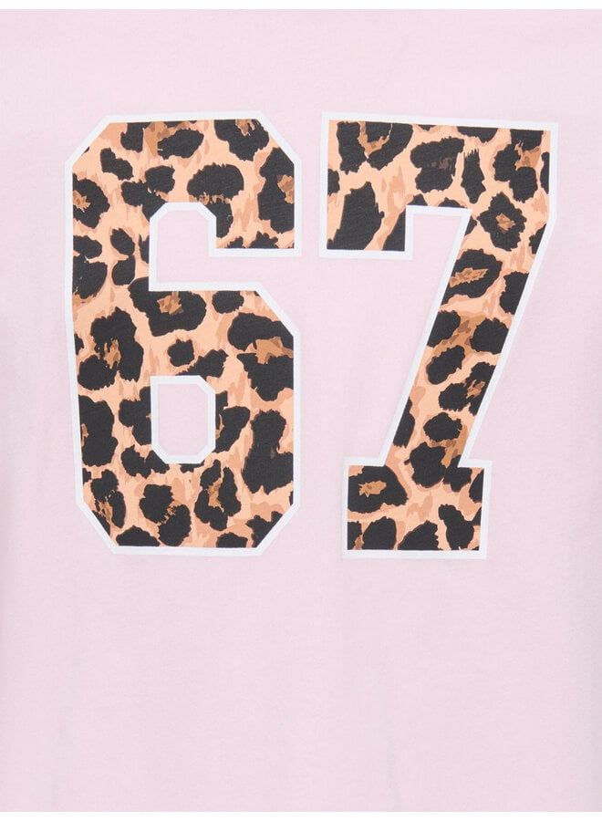 Kids Only - Manlo ss loose print tee - Romance rose 67 leo