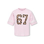 Kids Only - Manlo ss loose print tee - Romance rose 67 leo