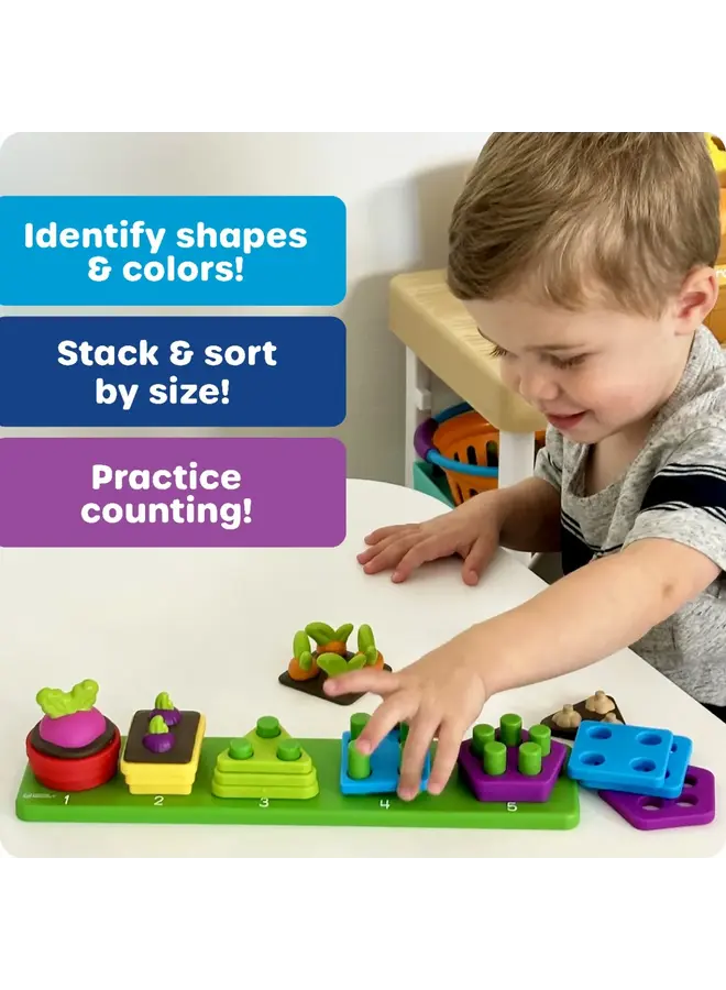 Learning Resources - Stacking shapes garden