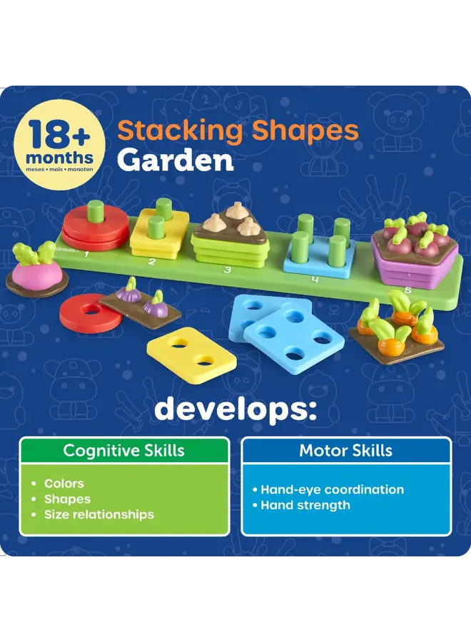 Learning Resources - Stacking shapes garden