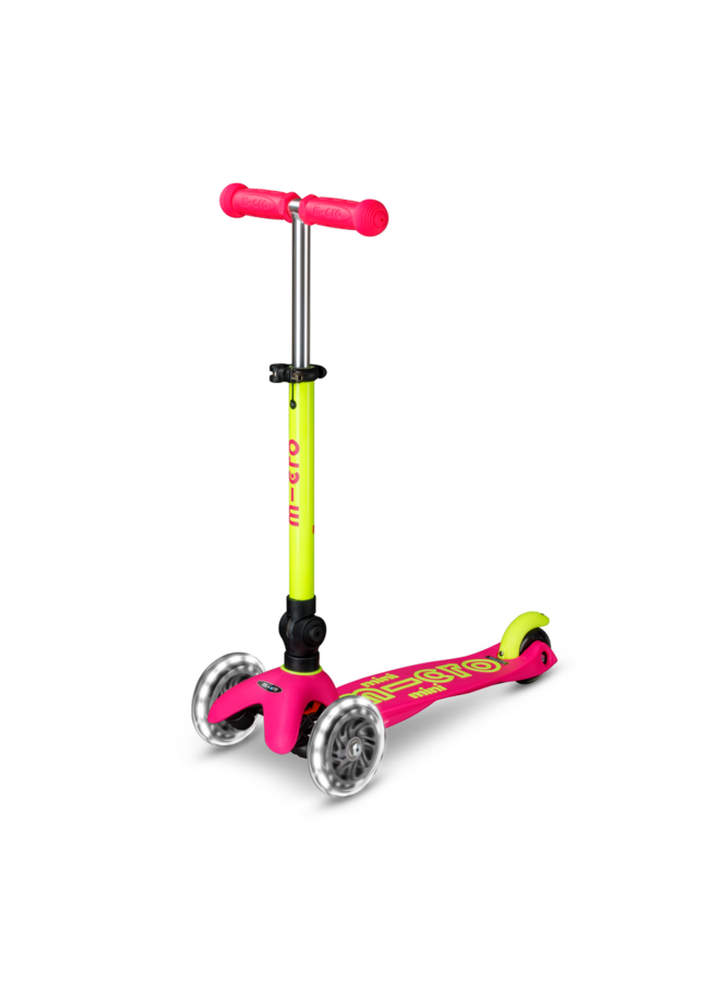 Micro Step - Mini Micro inklapbaar LED - Roze/Geel
