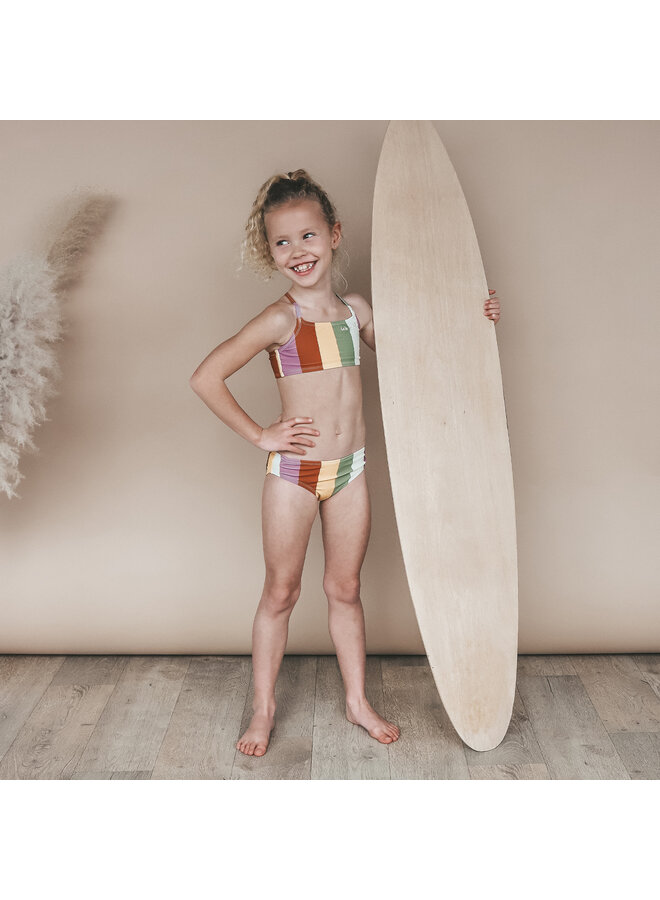 Salted Stories - Multi stripe bikini - Multicolor