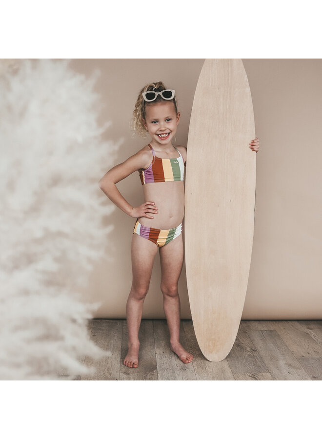 Salted Stories - Multi stripe bikini - Multicolor