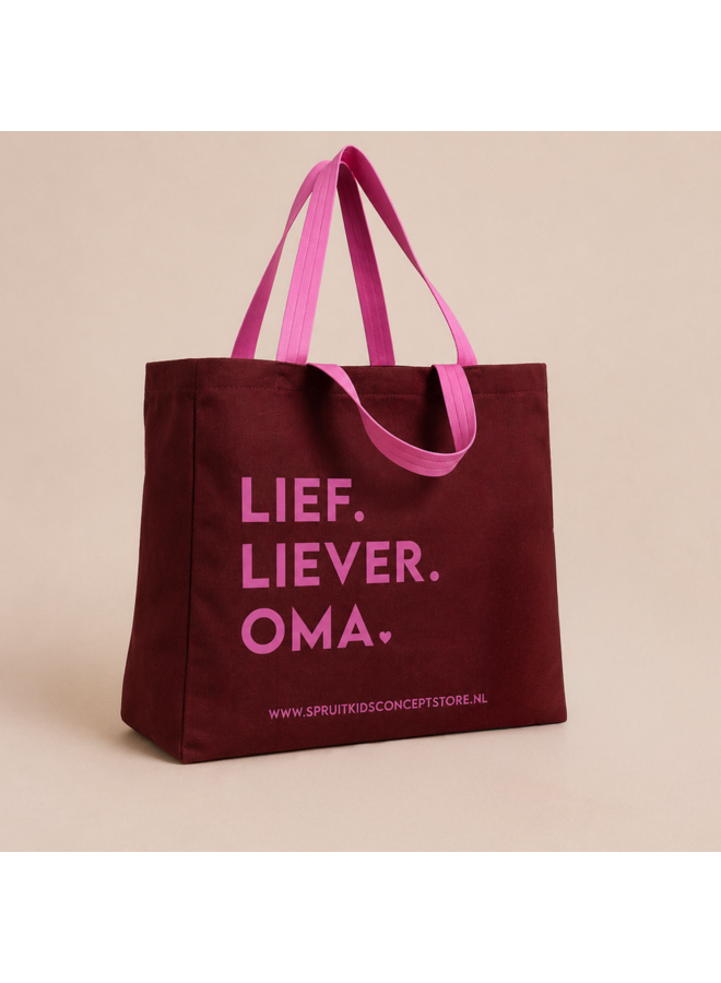 Spruit kids conceptstore - Lief, liever, oma tas