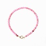 LOVEissue - Necklace - Pink beads