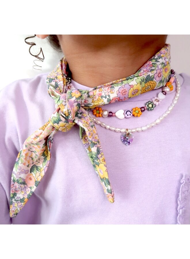 LOVEissue - Necklace - Shortie daisy smiley