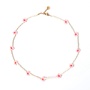 LOVEissue - Necklace - Daisy sunshine neon pink