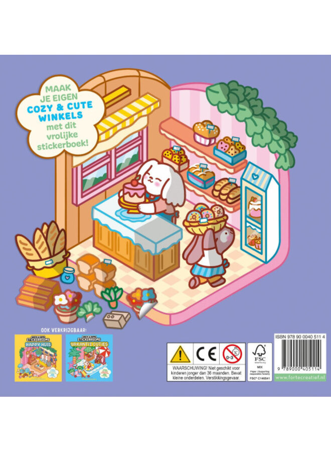 Uitgeverij Lannoo - Cozy & cute stickerrooms - Comfy