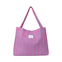 Studio Noos - Poplin striped mom bag - Raspberry