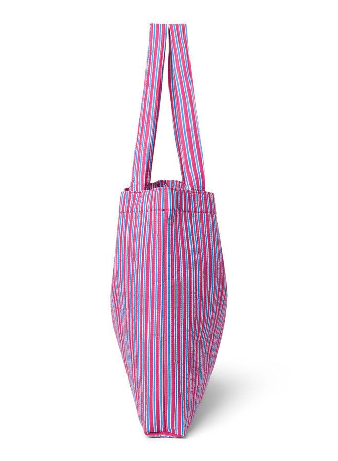 Studio Noos - Poplin striped mom bag - Raspberry