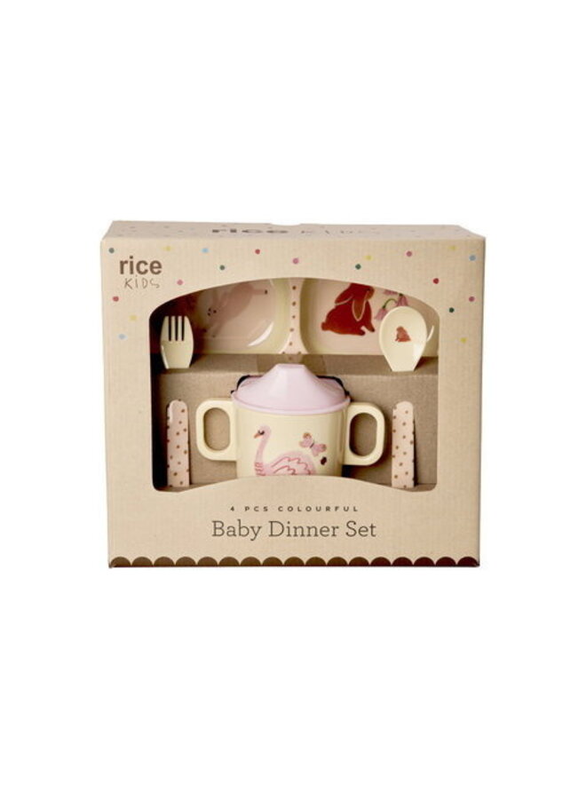 Eetset baby - Roze fairytale