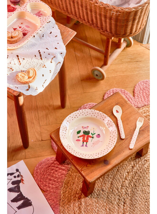 rice - Kinderschaaltje - Zacht roze fairytale