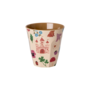 rice - Medium melamine beker - Zacht roze fairytale