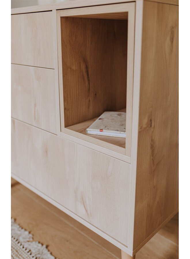 Quax - Cocoon nis commode - Natural oak