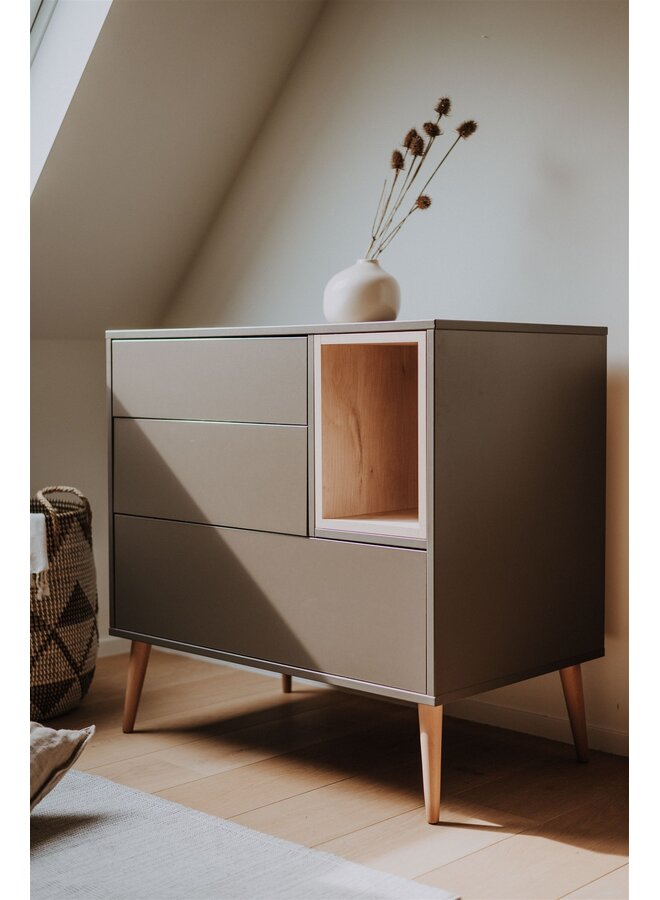 Quax - Cocoon nis commode - Natural oak