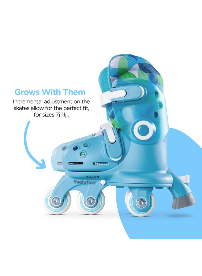 Yvolution - YC01B6 Twista skates - Blauw (30 t/m 34) B6