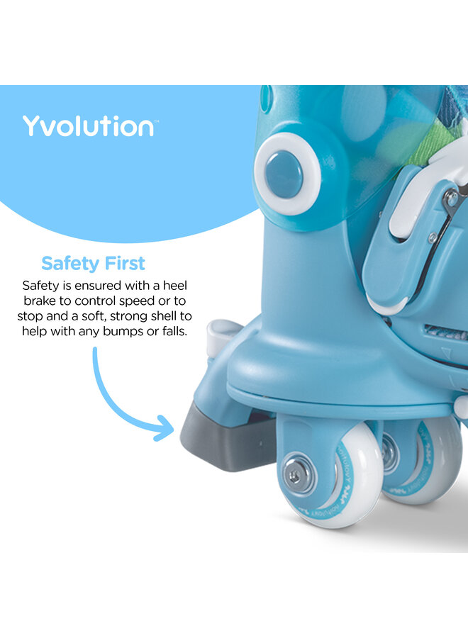 Yvolution - YC01B6 Twista skates - Blauw (30 t/m 34) B6
