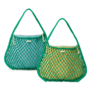 Studio Noos - Macramé mom bag green - Blue/Yellow