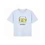 Daily Brat - Funky headphones t-shirt - Sterling blue