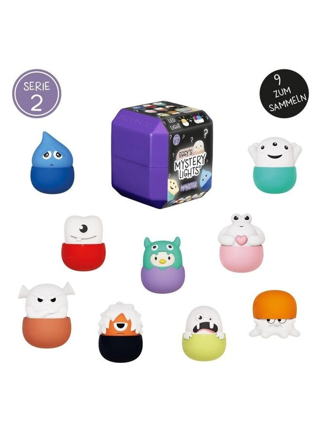 Eggy mystery lights blindbox monsters