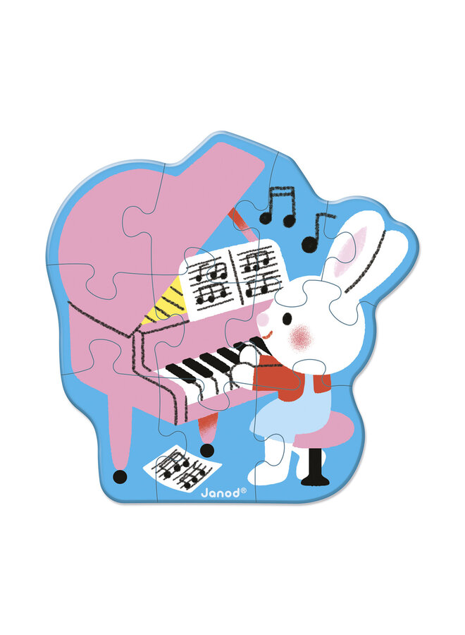 Janod - 2488 5 formaten puzzels - Muziek