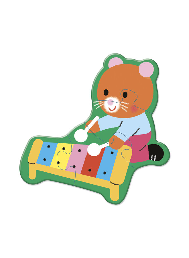 Janod - 2488 5 formaten puzzels - Muziek