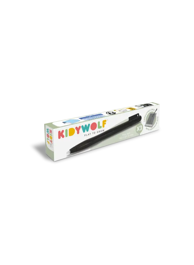 Kidypen 3 stylussen voor Kidydraw-mini